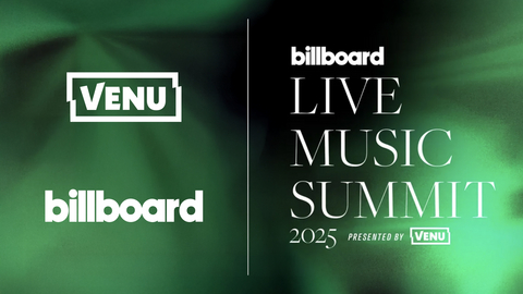 VENU Joins Forces with Billboard to Launch the Inaugural “Disruptor Award,” Debuting at Billboard’s Live Music Summit in Los Angeles on November 3, 2025